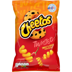 Cheetos Twisted Sweet & Spicy Corn Puffs 70g – home delivery Dundee