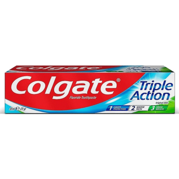 Colgate Triple Action Original Mint Toothpaste Fluoride Fresh Breath Whitening Dundee Delivery