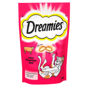 Dreamies Beef Cat Treats 60g – home delivery Dundee