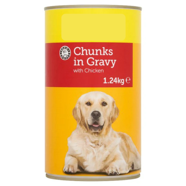 Euro Shopper Dog Food Chunks in Gravy with Chicken 1.24kg – home delivery Dundee