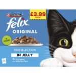 Felix Original Fish Selection in Jelly Wet Cat Food 12x85g – home delivery Dundee