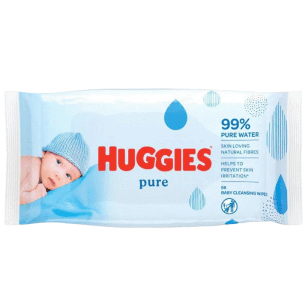 Huggies Pure Baby Wipes 56 Pack Fragrance Free Soft Wipes Dundee Delivery