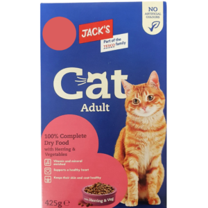 Jack’s Complete Dry Cat Food Herring and Vegetables 425g – home delivery Dundee