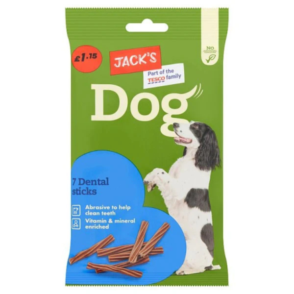 Jack’s Dog 7 Dental Sticks 180g – home delivery Dundee