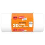 Jack’s Handle Pedal Bin Liners 20 Bags Small Bin Bags Dundee Delivery