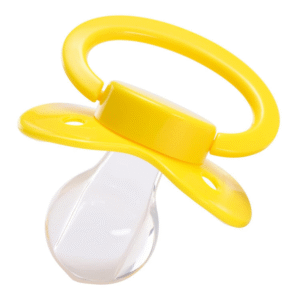 LittleForBig BigShield Gen-1 Yellow Pacifier Silicone Baby Dummy