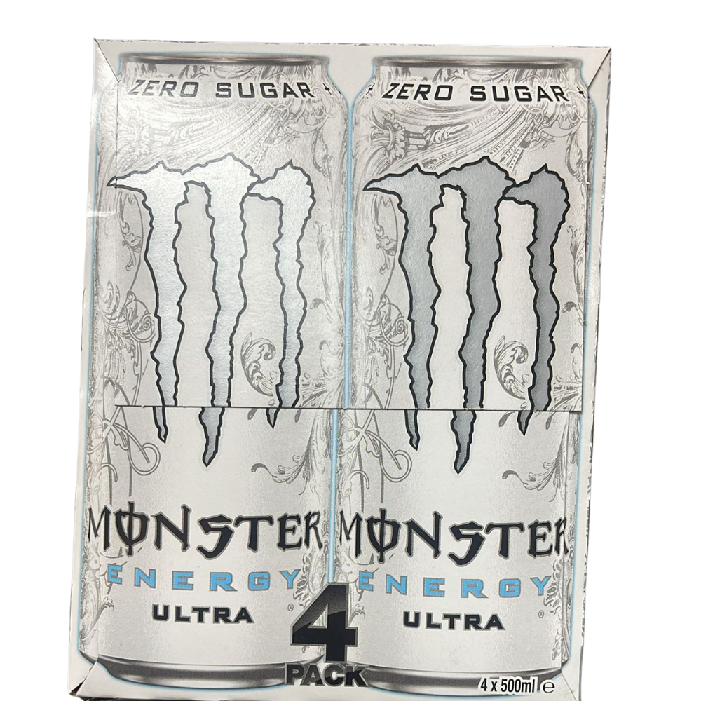 Monster Zero Ultra Energy Drink 4 Pack – home delivery Dundee