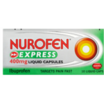 Nurofen Express 400mg Liquid Capsules 10 pack – home delivery Dundee