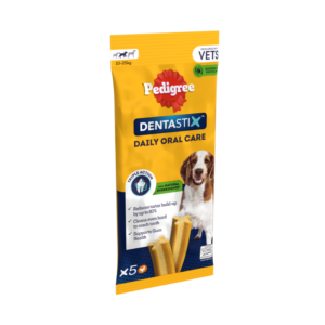 Pedigree Dentastix Daily Dental Chews Medium Dog 5 Sticks – home delivery Dundee