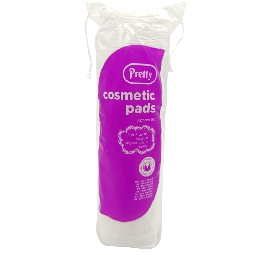 Pretty Cosmetic Pads Approx 80 Cotton Pads 1 Unit Dundee Delivery
