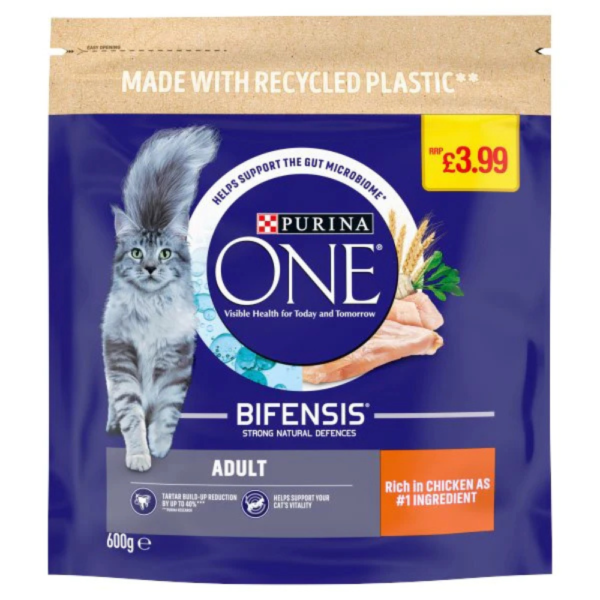 Purina ONE Bifensis Adult Chicken 600g – home delivery Dundee
