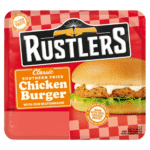 Rustlers Classic Southern Fried Chicken Burger Microwave Ready Meal Dundee Delivery
