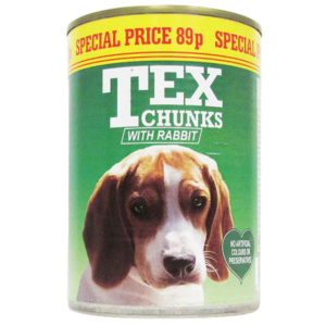 Tex Dog Food Chunks with Rabbit 400g – home delivery Dundee