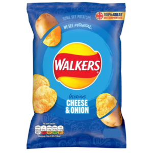 Walkers Cheese & Onion Crisps 70g home delivery Dundee