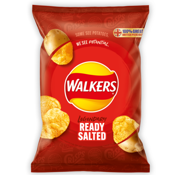 Walkers Ready Salted Crisps 70g home delivery Dundee