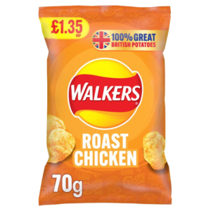 Walkers Roast Chicken Sharing Crisps 70g home delivery Dundee