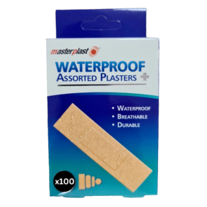 Waterproof assorted plasters 100 pack – home delivery Dundee