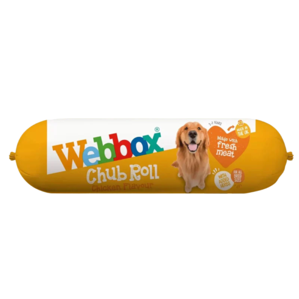 Webbox Chicken Chub Roll 720g Wet Dog Food Dundee Delivery