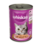 Whiskas Adult Cat Food Tin Salmon in Jelly 400g Dundee Delivery