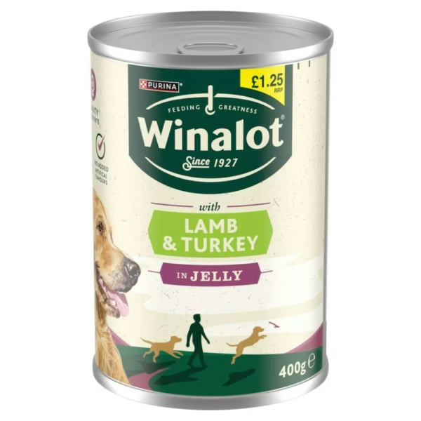Winalot with Lamb & Turkey in Jelly Dog Food 400g – home delivery Dundee